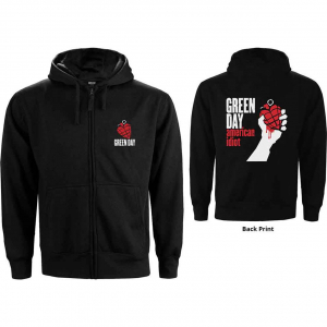 Green Day - American Idiot Lady Bl Zip Hoodie in the group OTHER / Övrigt / at Bengans Skivbutik AB (5552564r)