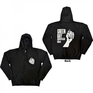Green Day - American Idiot The Musical Bl Zip Hoodie in the group OTHER / Övrigt / at Bengans Skivbutik AB (5552568r)