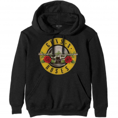 Guns N Roses - Classic Logo Uni Bl Hoodie in the group OTHER / Övrigt / at Bengans Skivbutik AB (5552573r)