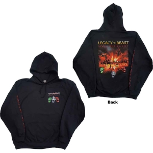 Iron Maiden - Nights Of The Dead Bp Uni Bl Hoodie in the group MERCHANDISE / Hoodies / Hårdrock at Bengans Skivbutik AB (5552895r)