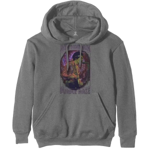 Jimi Hendrix - Purple Haze Frame Uni Char Hoodie in the group MERCHANDISE / Hoodies / Pop-Rock at Bengans Skivbutik AB (5552905r)