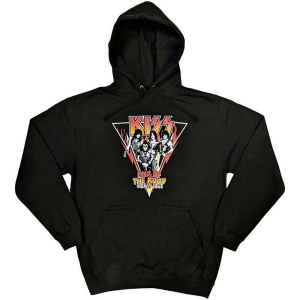 Kiss - Triangle Uni Bl Hoodie in the group MERCHANDISE / Hoodies / Hårdrock at Bengans Skivbutik AB (5552919r)