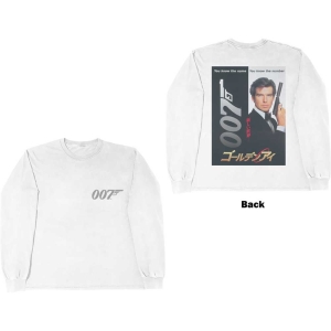 James Bond - Goldeneye Jap Pos Wht Longsleeve in the group MERCHANDISE / T-shirt / Soundtrack at Bengans Skivbutik AB (5552961r)