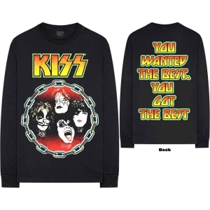 Kiss - You Wanted The Best Bl Longsleeve in the group MERCHANDISE / T-shirt / Heavy Metal at Bengans Skivbutik AB (5552970r)