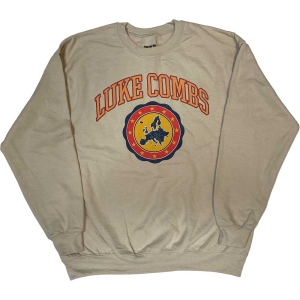 Luke Combs - Tour 23 Europe Map Natrl Sweatshirt in the group MERCHANDISE / Sweatshirt / Country at Bengans Skivbutik AB (5553195r)