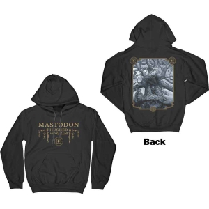 Mastodon - Hushed & Grim Cover Back Bl Hoodie in the group MERCHANDISE / Hoodies / Hårdrock at Bengans Skivbutik AB (5553211r)