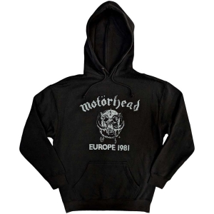 Motorhead - Europe 81 Uni Bl Hoodie in the group MERCHANDISE / Hoodies / Hårdrock at Bengans Skivbutik AB (5553230r)