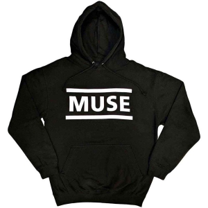 Muse - White Logo Uni Bl Hoodie in the group MERCHANDISE / Hoodies / Pop-Rock at Bengans Skivbutik AB (5553239r)