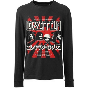 Led Zeppelin - Japanese Burst Uni Bl Longsleeve  in the group MERCHANDISE / T-shirt / Pop-Rock at Bengans Skivbutik AB (5553296r)