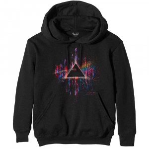 Pink Floyd - Dsotm Pink Splatter Uni Bl Hoodie  in the group MERCHANDISE / Hoodies / Pop-Rock at Bengans Skivbutik AB (5553883r)