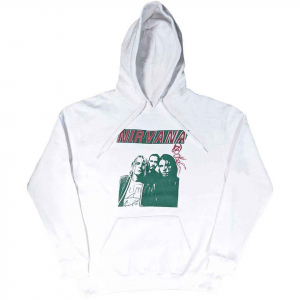Nirvana - Flipper Uni Wht Hoodie in the group OTHER / Övrigt / at Bengans Skivbutik AB (5553897r)