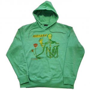 Nirvana - Incesticide Uni Green Hoodie in the group OTHER / Övrigt / at Bengans Skivbutik AB (5553901r)