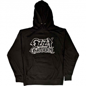 Ozzy Osbourne - Vintage Logo Uni Bl Hoodie in the group OTHER / Övrigt / at Bengans Skivbutik AB (5553921r)