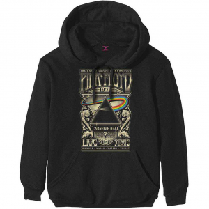 Pink Floyd - Carnegie Hall Poster Bl Hoodie in the group OTHER / Övrigt / at Bengans Skivbutik AB (5553933r)