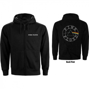 Pink Floyd - Circle Backprint Lady Bl Zip Hoodie in the group OTHER / Övrigt / at Bengans Skivbutik AB (5553935r)