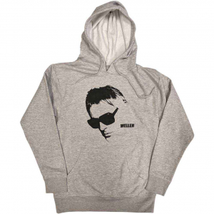 Paul Weller - Glasses Pic Uni Grey Hoodie in the group OTHER / Övrigt / at Bengans Skivbutik AB (5553978r)