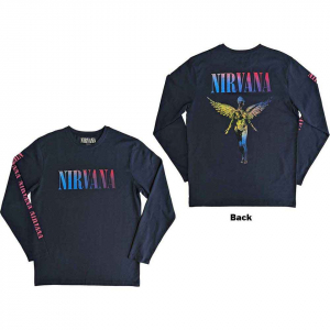 Nirvana - Angelic Gradient Navy Longsleeve in the group OTHER / Övrigt / at Bengans Skivbutik AB (5554096r)
