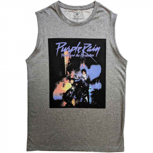 Prince - Purple Rain Grey Tank Top in the group OTHER / Övrigt / at Bengans Skivbutik AB (5554109r)