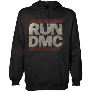 Run Dmc - Logo Uni Bl Hoodie in the group MERCHANDISE / Hoodies / Hip Hop-Rap at Bengans Skivbutik AB (5554665r)