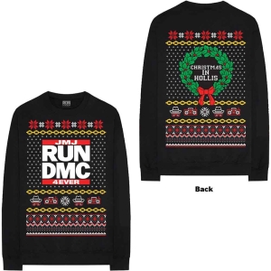 Run Dmc - Holiday Uni Bl Sweatshirt  in the group MERCHANDISE / Hoodies / Hip Hop-Rap at Bengans Skivbutik AB (5554666r)