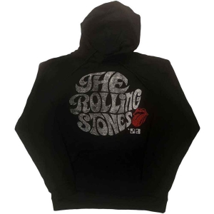 Rolling Stones - Swirl Logo 82 Uni Bl Eco Hoodie in the group MERCHANDISE / Hoodies / Pop-Rock at Bengans Skivbutik AB (5554673r)