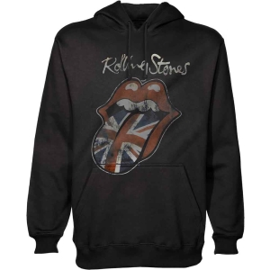 Rolling Stones - Union Jack Tongue Uni Bl Hoodie in the group MERCHANDISE / Hoodies / Pop-Rock at Bengans Skivbutik AB (5554675r)