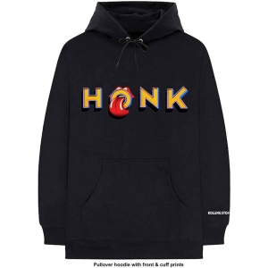 Rolling Stones - Honk Letters / Cuff Uni Bl Hoodie  in the group MERCHANDISE / Hoodies / Pop-Rock at Bengans Skivbutik AB (5554683r)