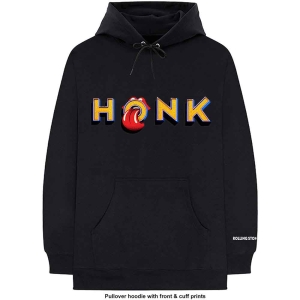 Rolling Stones - Honk Letters / Cuff Uni Bl Hoodie in the group MERCHANDISE / Hoodies / Pop-Rock at Bengans Skivbutik AB (5554683r)