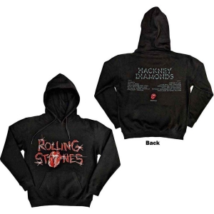 Rolling Stones - Hackney Diamonds Glass Logo Bl Hoodie in the group MERCHANDISE / Hoodies / Pop-Rock at Bengans Skivbutik AB (5554688r)