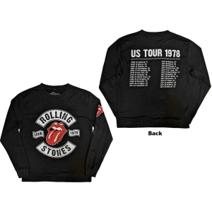 Rolling Stones - Us Tour 1978 Uni Bl Sweatshirt in the group MERCHANDISE / Sweatshirt / Pop-Rock at Bengans Skivbutik AB (5554692r)