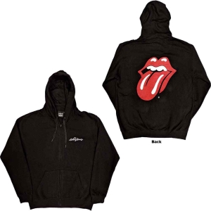 Rolling Stones - Classic Tongue Bl Zip Hoodie in the group MERCHANDISE / Hoodies / Pop-Rock at Bengans Skivbutik AB (5554695r)
