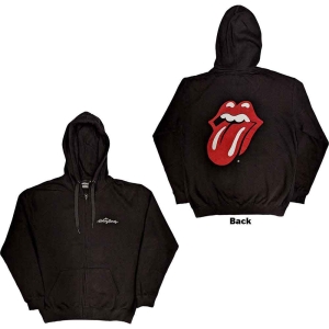 Rolling Stones - Logo & Tongue Uni Bl Zip Hoodie in the group MERCHANDISE / Hoodies / Pop-Rock at Bengans Skivbutik AB (5554697r)