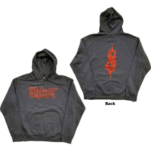 Slipknot - Logo Uni Grey Hoodie in the group MERCHANDISE / Hoodies / Hårdrock at Bengans Skivbutik AB (5554706r)