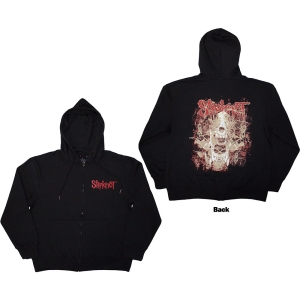 Slipknot - Skull Teeth Uni Bl Zip Hoodie in the group MERCHANDISE / Hoodies / Hårdrock at Bengans Skivbutik AB (5554708r)