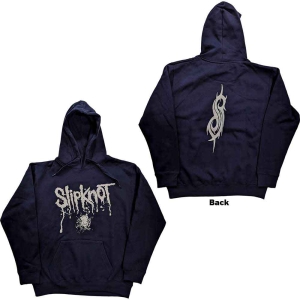 Slipknot - Splatter Uni Navy Hoodie in the group MERCHANDISE / Hoodies / Hårdrock at Bengans Skivbutik AB (5554711r)