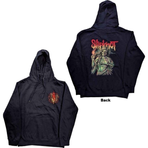 Slipknot - Burn Me Away Uni Navy Hoodie in the group MERCHANDISE / Hoodies / Hårdrock at Bengans Skivbutik AB (5554714r)