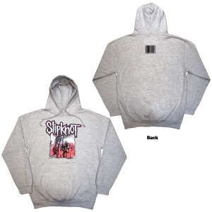 Slipknot - Self-Titled Uni Grey Hoodie in the group MERCHANDISE / Hoodies / Hårdrock at Bengans Skivbutik AB (5554722r)