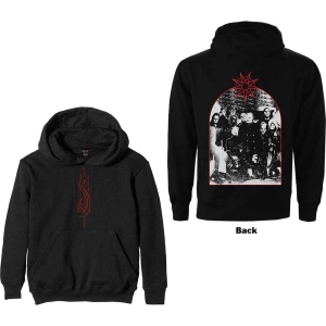 Slipknot - Arched Group Photo Uni Bl Hoodie  in the group MERCHANDISE / Hoodies / Hårdrock at Bengans Skivbutik AB (5554725r)