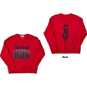 Slipknot - Choir Uni Red Sweatshirt  in the group MERCHANDISE / Hoodies / Hårdrock at Bengans Skivbutik AB (5554726r)