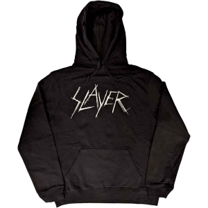 Slayer - Scratchy Logo Uni Bl Hoodie  in the group MERCHANDISE / Hoodies / Hårdrock at Bengans Skivbutik AB (5554735r)