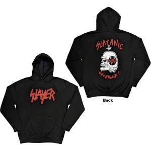 Slayer - Slatanic Uni Bl Hoodie in the group MERCHANDISE / Hoodies / Hårdrock at Bengans Skivbutik AB (5554737r)