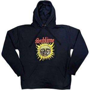Sublime - Yellow Sun Uni Navy Hoodie in the group MERCHANDISE / Hoodies / Punk at Bengans Skivbutik AB (5554754r)