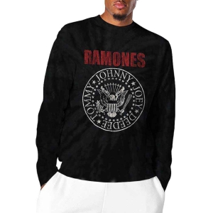Ramones - Presidential Bl Dip-Dye Longsleeve in the group MERCHANDISE / T-shirt / Punk at Bengans Skivbutik AB (5554897r)