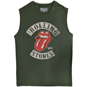 Rolling Stones - Tour 78 Uni Green Tank Top  in the group MERCHANDISE / T-shirt / Pop-Rock at Bengans Skivbutik AB (5554906r)