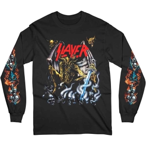 Slayer - Airbrush Demon Uni Bl Longsleeve in the group MERCHANDISE / T-shirt / Heavy Metal at Bengans Skivbutik AB (5554919r)