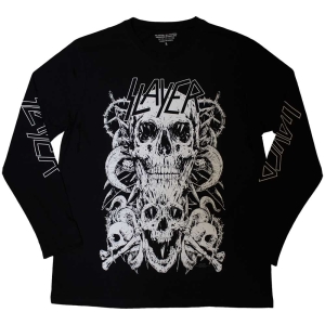 Slayer - White Skulls Uni Bl Longsleeve  in the group MERCHANDISE / T-shirt / Hårdrock at Bengans Skivbutik AB (5554920r)