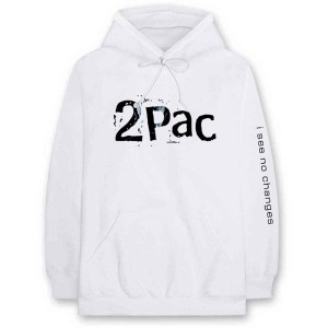 Tupac - I See No Changes Uni Wht Hoodie  in the group MERCHANDISE / Hoodies / Hip Hop-Rap at Bengans Skivbutik AB (5555267)