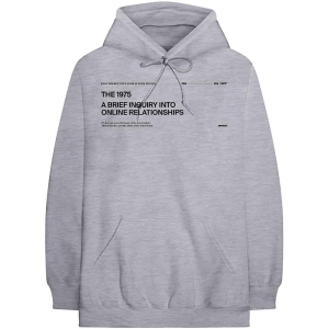 The 1975 - Abiior V2 Uni Grey Hoodie in the group MERCHANDISE / Hoodies / Pop-Rock at Bengans Skivbutik AB (5555301r)