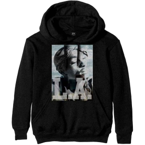 Tupac - La Skyline Uni Bl Hoodie in the group MERCHANDISE / Hoodies / Hip Hop-Rap at Bengans Skivbutik AB (5555307r)