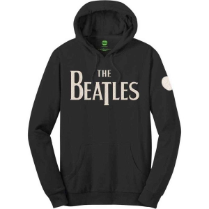 The Beatles - Drop T Logo & Apple Bl Hoodie in the group MERCHANDISE / Hoodies / Pop-Rock at Bengans Skivbutik AB (5555310r)